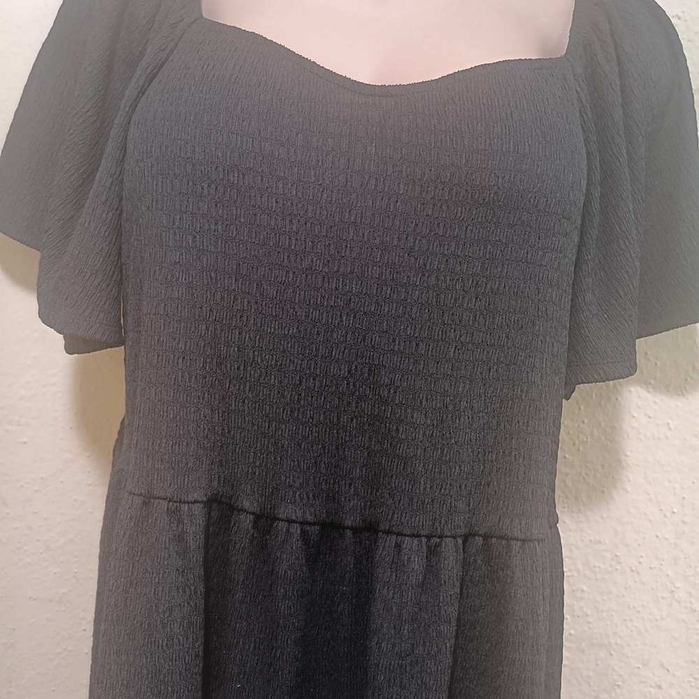 Ava & Viv Black Midi Dress - Picture 3 of 8